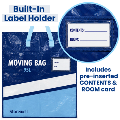 95L Large Heavy Duty Moving & Storage Bag