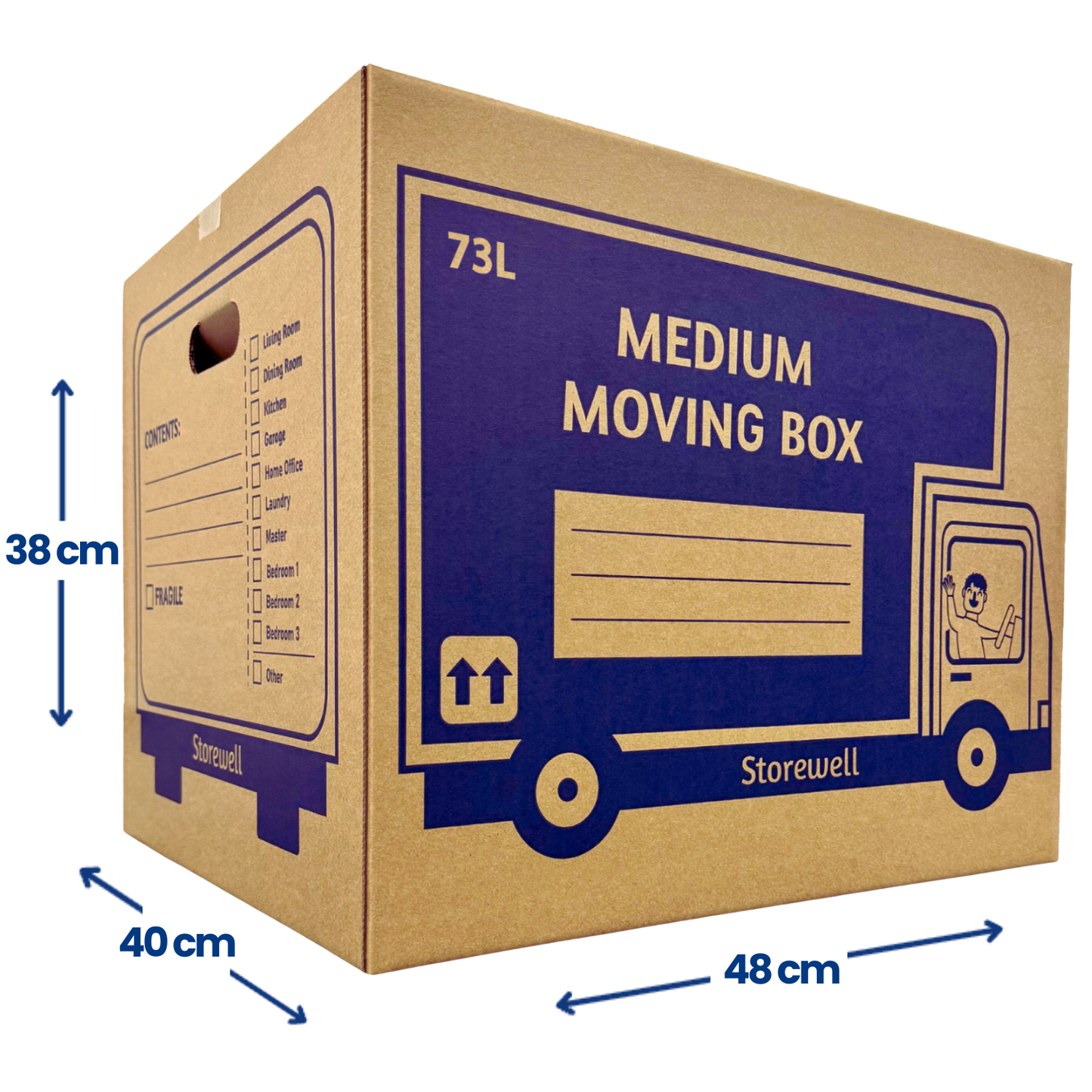 Medium Moving Boxes 73L