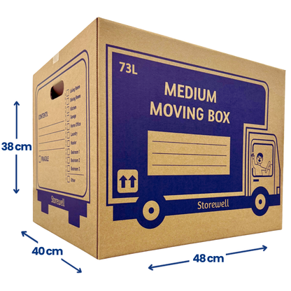 Medium Moving Boxes 73L
