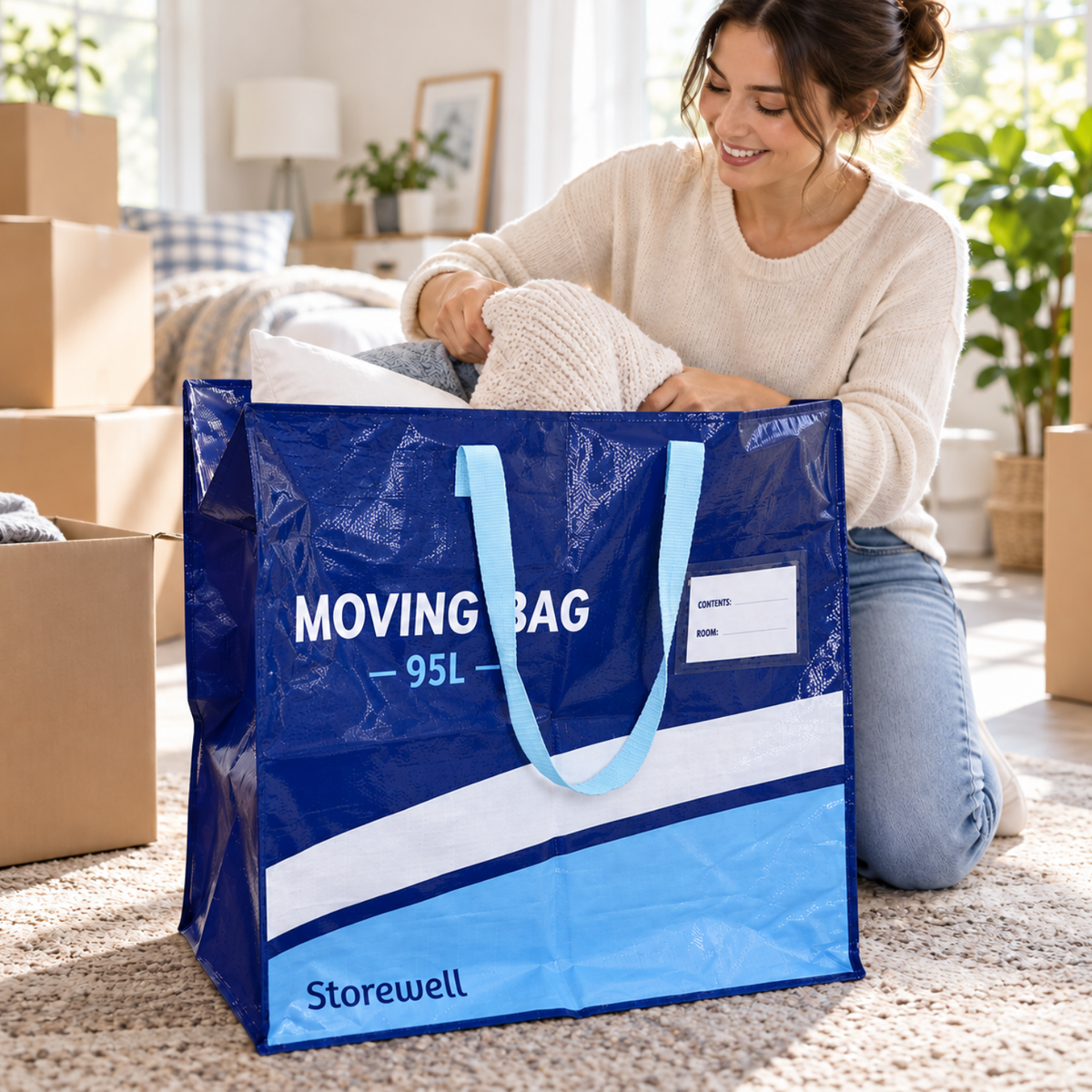 95L Large Heavy Duty Moving & Storage Bag