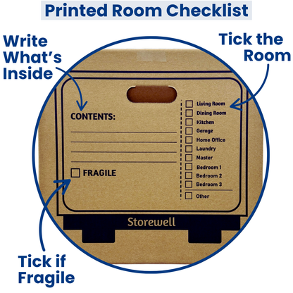 Medium Moving Boxes – 20 Pack