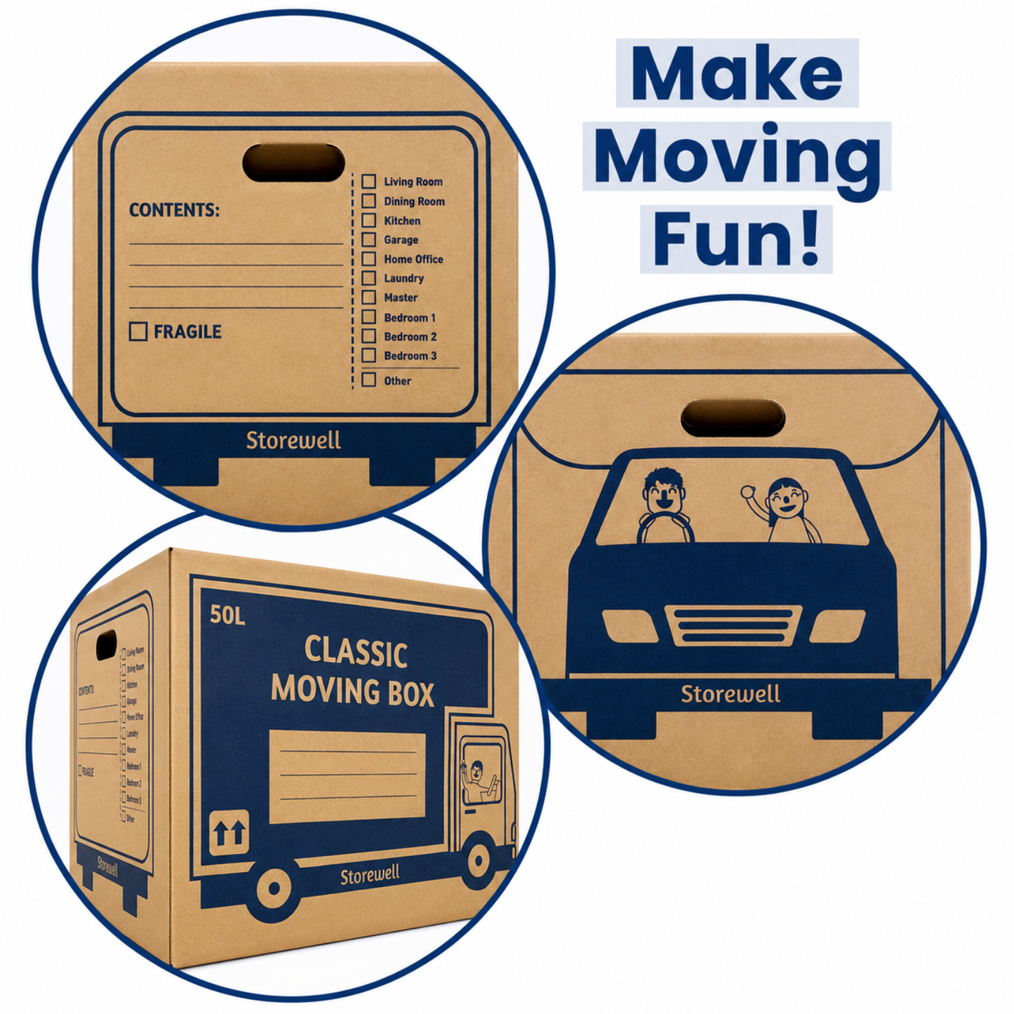 Classic Small Moving Boxes