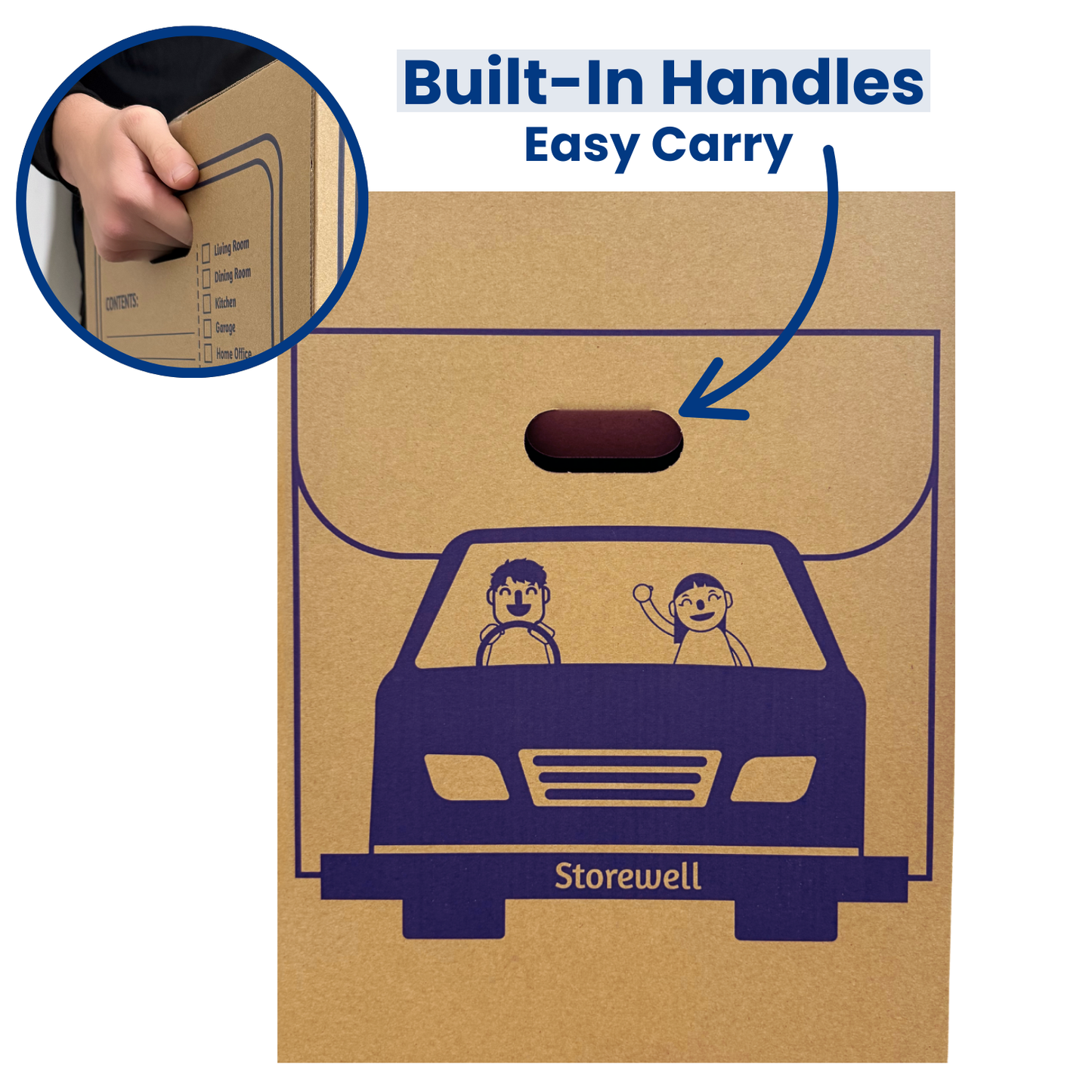 Large Tall Moving Boxes - 10 Pack