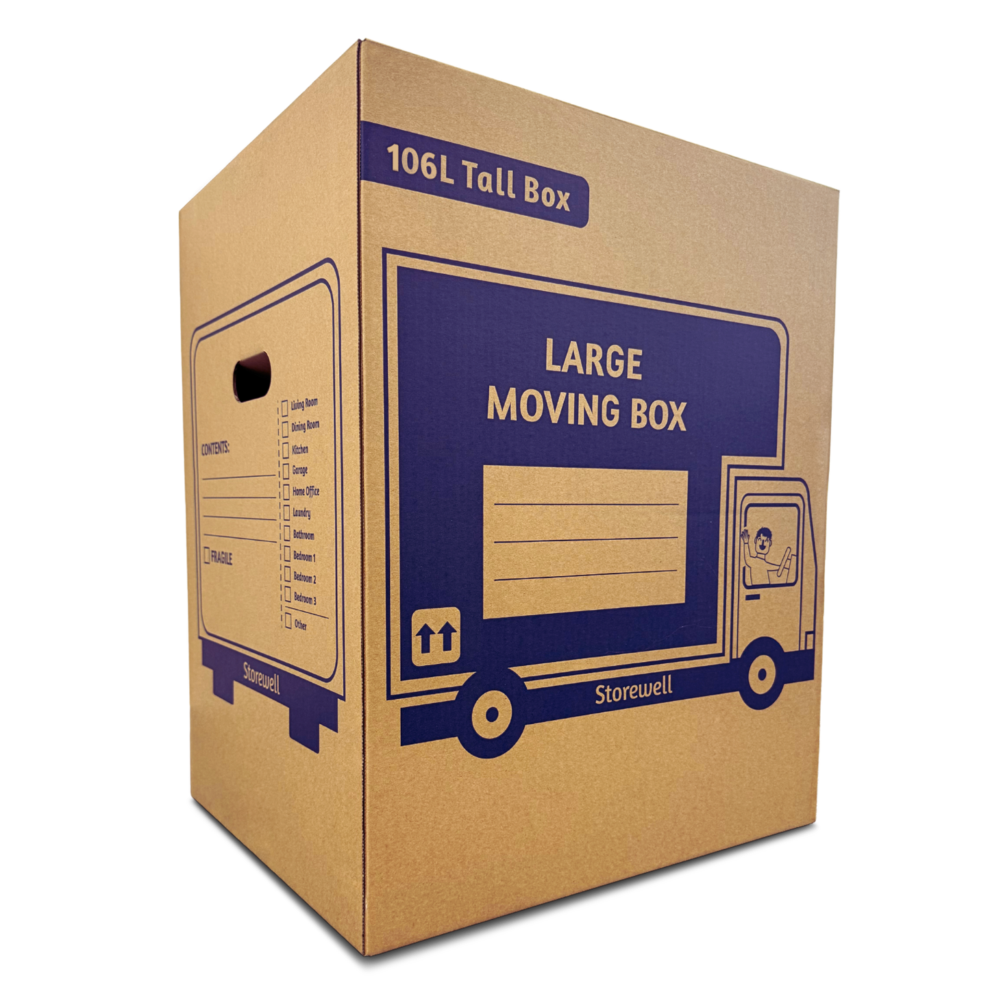 Large Tall Moving Boxes - 40 Pack