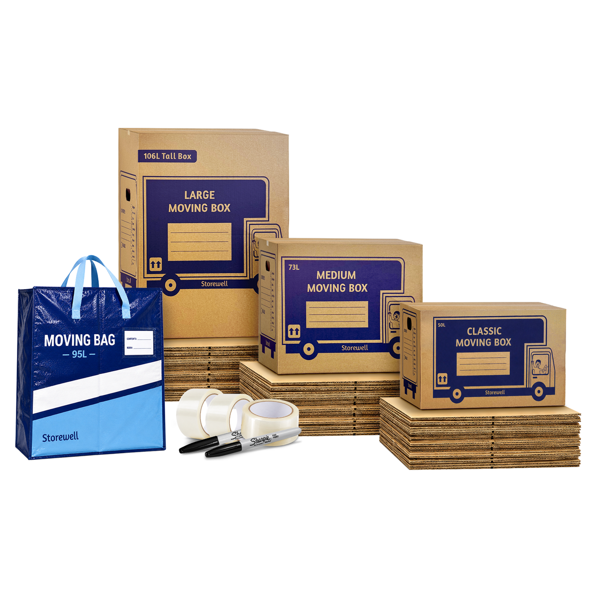 3-4 Bedroom Moving Pack