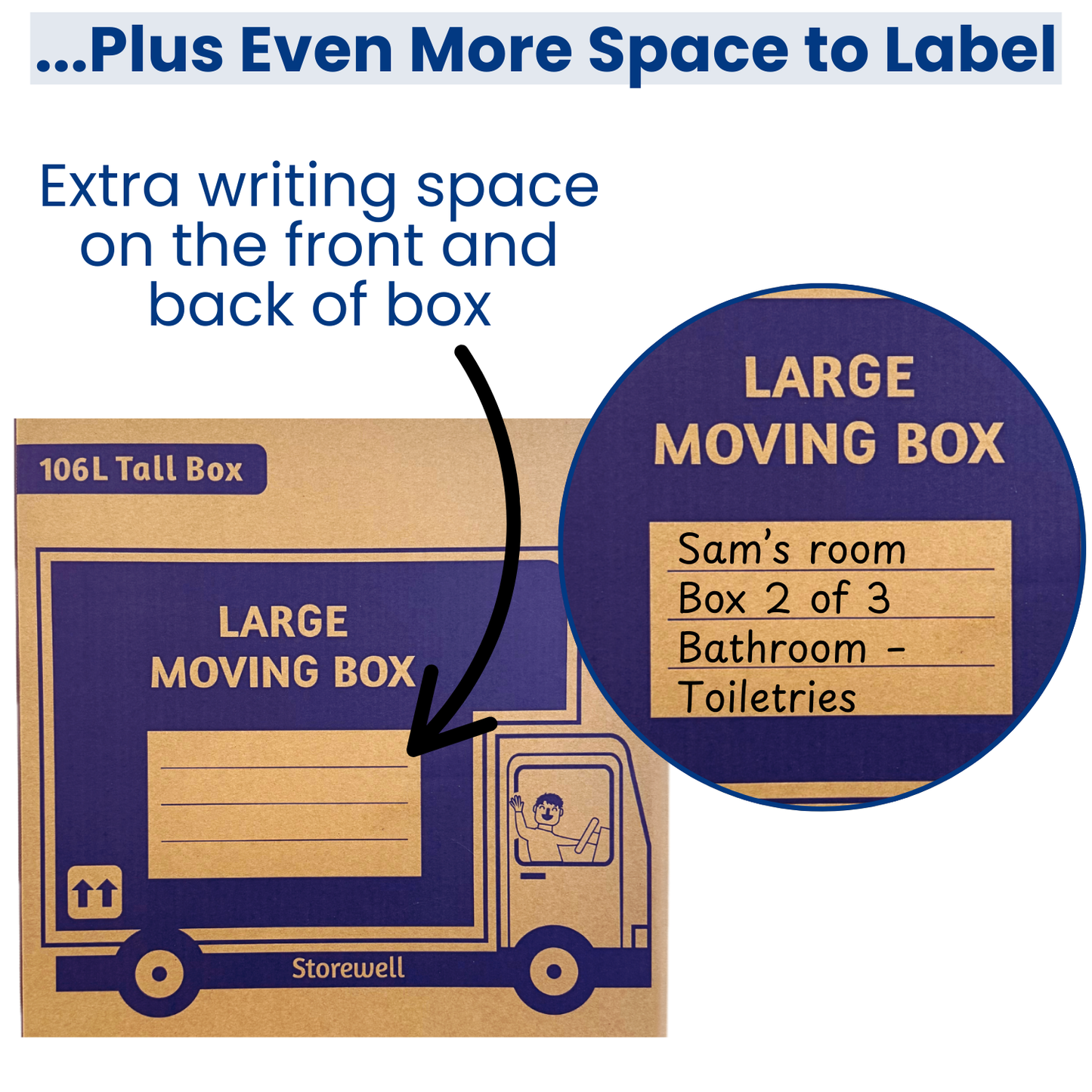 Large Tall Moving Boxes - 10 Pack